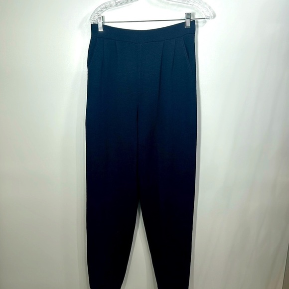 St. John Separates Santana knit blue pants size 10 - Picture 1 of 11